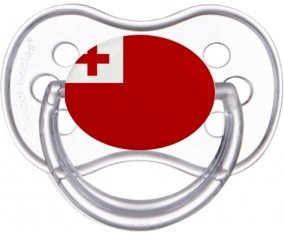Drapeau Tonga Sucette Anatomique Transparente classique
