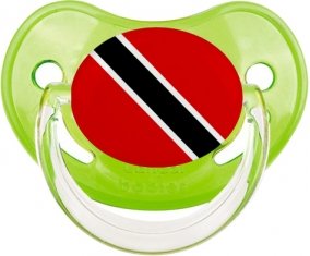 Drapeau Trinité-et-Tobago Sucette Physiologique Vert classique