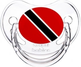 Drapeau Trinité-et-Tobago Sucette Physiologique Transparent classique