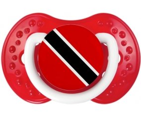Drapeau Trinité-et-Tobago Sucette LOVI Dynamic Blanc-rouge classique