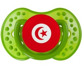 Drapeau Tunisie Sucette LOVI Dynamic Vert classique