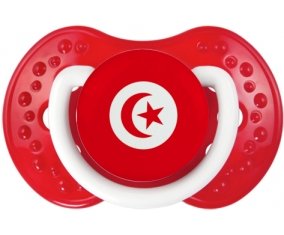 Drapeau Tunisie Sucette LOVI Dynamic Blanc-rouge classique