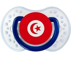Drapeau Tunisie Sucette LOVI Dynamic Marine-blanc-bleu classique
