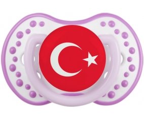 Drapeau Turquie Sucete LOVI Dynamic Blanc-mauve classique