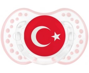 Drapeau Turquie Sucete LOVI Dynamic Retro-blanc-rose-tendre classique