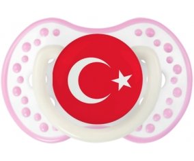 Drapeau Turquie Sucete LOVI Dynamic Blanc-rose phosphorescente