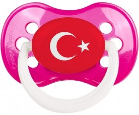 Drapeau Turquie Sucete Anatomique Rose foncé classique