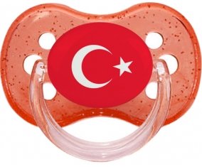 Drapeau Turquie Sucete Cerise Rouge à paillette