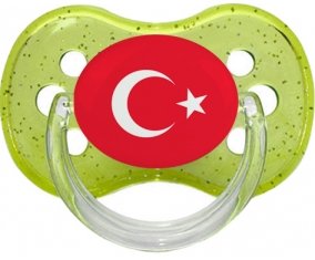 Drapeau Turquie Sucete Cerise Vert à paillette