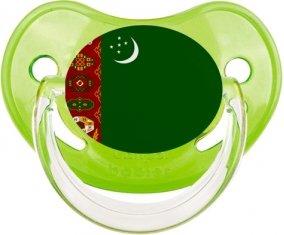 Drapeau Turkménistan Sucete Physiologique Vert classique