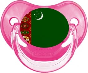 Drapeau Turkménistan Sucete Physiologique Rose classique