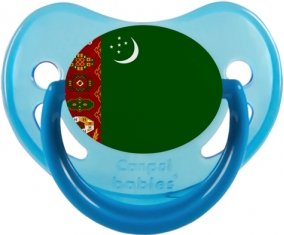 Drapeau Turkménistan Sucete Physiologique Bleue phosphorescente