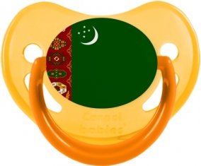 Drapeau Turkménistan Sucete Physiologique Jaune phosphorescente