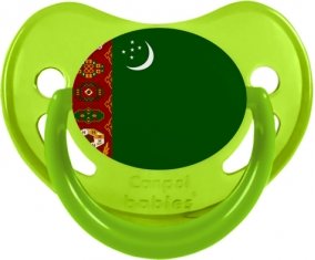 Drapeau Turkménistan Sucete Physiologique Vert phosphorescente