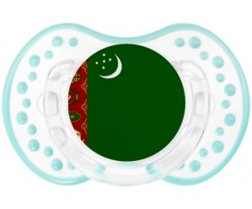 Drapeau Turkménistan Tétine LOVI Dynamic Retro-blanc-lagon classique