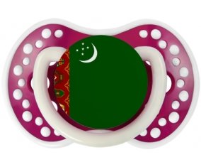 Drapeau Turkménistan Tétine LOVI Dynamic Fuchsia phosphorescente