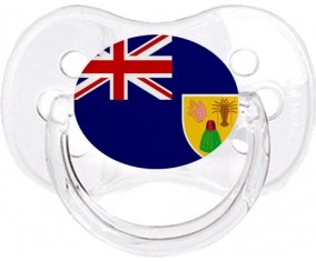 Drapeau Îles Turques-et-Caïques Sucette Cerise Transparent classique