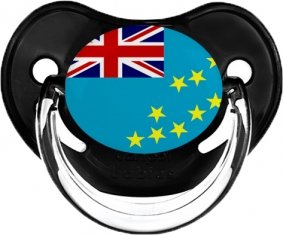 Drapeau Tuvalu Sucette Physiologique Noir classique