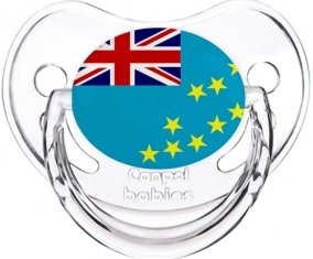 Drapeau Tuvalu Sucette Physiologique Transparent classique