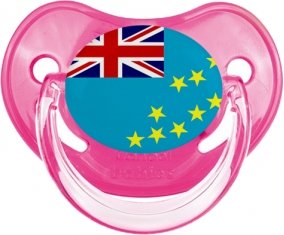 Drapeau Tuvalu Sucette Physiologique Rose classique
