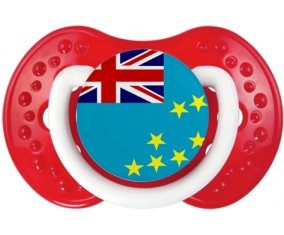 Drapeau Tuvalu Sucette LOVI Dynamic Blanc-rouge classique