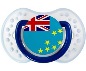 Drapeau Tuvalu Sucette LOVI Dynamic Marine-blanc-bleu classique