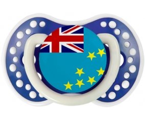 Drapeau Tuvalu Sucette LOVI Dynamic Bleu-marine phosphorescente