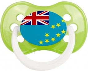Drapeau Tuvalu Sucette Anatomique Vert classique