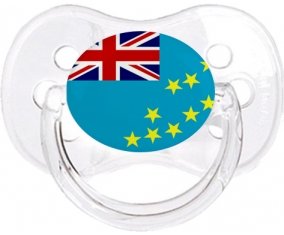 Drapeau Tuvalu Tétine Cerise Transparent classique