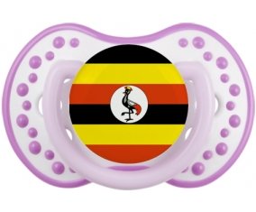Drapeau Ouganda Sucete LOVI Dynamic Blanc-mauve classique