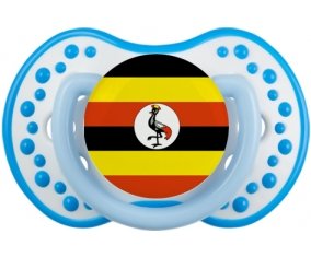 Drapeau Ouganda Sucete LOVI Dynamic Blanc-bleu phosphorescente
