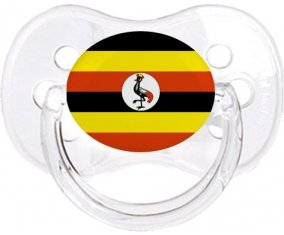 Drapeau Ouganda Sucete Cerise Transparent classique