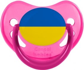Drapeau Ukraine Sucete Physiologique Rose phosphorescente