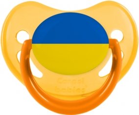 Drapeau Ukraine Sucete Physiologique Jaune phosphorescente