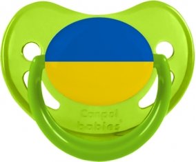 Drapeau Ukraine Sucete Physiologique Vert phosphorescente