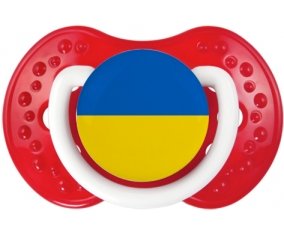 Drapeau Ukraine Tétine LOVI Dynamic Blanc-rouge classique