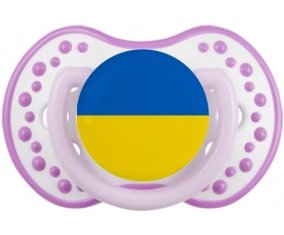 Drapeau Ukraine Tétine LOVI Dynamic Blanc-mauve classique