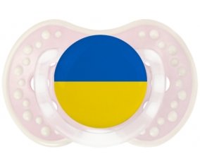 Drapeau Ukraine Tétine LOVI Dynamic Retro-rose-tendre classique