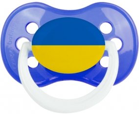 Drapeau Ukraine : Sucette Anatomique personnalisée