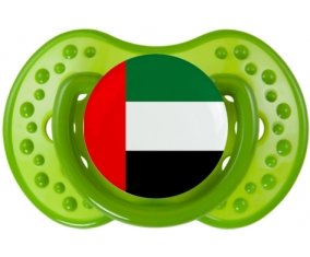 Drapeau Emirats Arabes Unis : Sucette LOVI Dynamic personnalisée