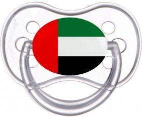 Drapeau Emirats Arabes Unis Tétine Anatomique Transparente classique