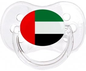 Drapeau Emirats Arabes Unis Sucette Cerise Transparent classique