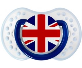 Drapeau Royaume-Uni Sucette LOVI Dynamic Marine-blanc-bleu classique