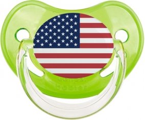 Drapeau États-Unis des îles mineures éloignées Sucete Physiologique Vert classique
