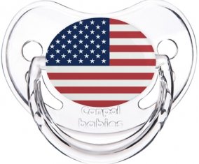 Drapeau États-Unis des îles mineures éloignées Sucete Physiologique Transparent classique