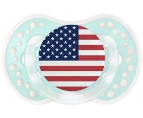 Drapeau États-Unis des îles mineures éloignées Tétine LOVI Dynamic Retro-turquoise-lagon classique