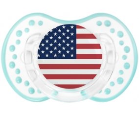 Drapeau États-Unis des îles mineures éloignées Tétine LOVI Dynamic Retro-blanc-lagon classique