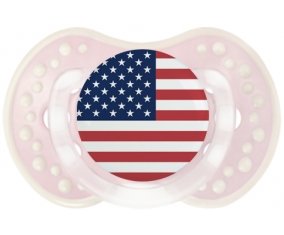 Drapeau États-Unis des îles mineures éloignées Tétine LOVI Dynamic Retro-rose-tendre classique