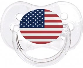 Drapeau États-Unis des îles mineures éloignées Sucette Cerise Transparent classique