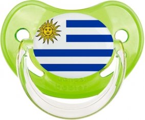 Drapeau Uruguay Sucette Physiologique Vert classique